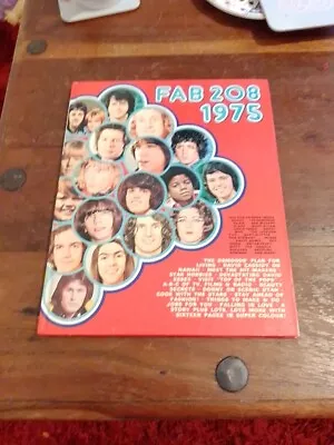 Fab 208 Annual 1975. Hardback. The Osmonds' David Cassidy David Essex. • £2.99