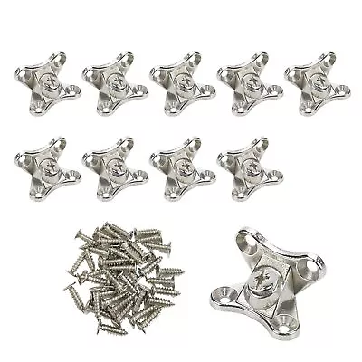 10Pcs Detachable Corner Brace Zinc Alloy Butterfly Corner Code Right Angle Su... • $15.61