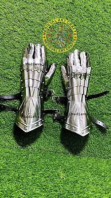 £118.10 • Buy Gauntlet Knight Armor, Male Female Gloves Armor, Cosplay SCA LARP Armor Cosplay