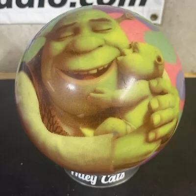 Brunswick Shrek Swamp Buddies Viz-A-Ball RH 8lb 10oz Bowling Ball Vintage • $49.99