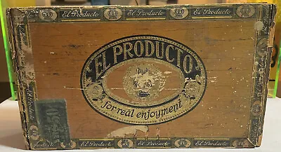 Vintage El Producto Bouquet Cigar Box Pennsylvania Factory 10 Cent Niles & Moser • $17.99