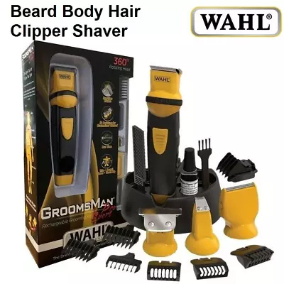 Wahl PRO Cordless Clipper Trimmer Shaver Nose Beard Face Groomer Rechargeable • $88.50