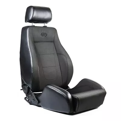 SAAS Universal 4X4 Sports Seat Black Cloth / PU Leather  ADR Compliant • $500