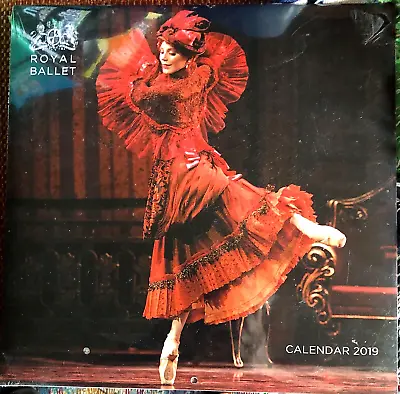 ROYAL BALLET- 2019 WALL CALENDAR - NEW In Original Shrink Wrap. 12x12  Photos • $14.99