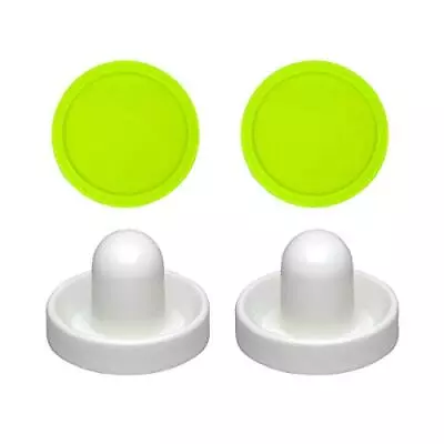 Commercial Air Hockey Goalies Set With Large Green Pucks Dynamo Pucks Heavy Duty • $60.57