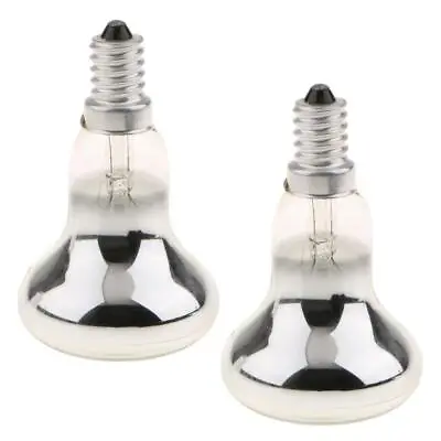 2pcs R50 Reflector Tungsten Filament Spotlight Bulb  Lamp SES E14 40W • £6.88