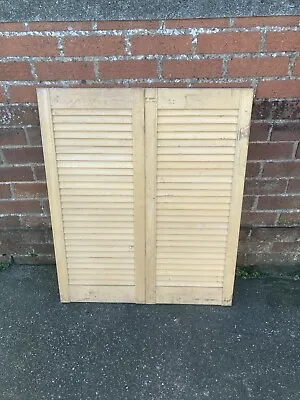 Timber Louvre Doors  • £10