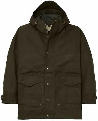 Filson All Season Rain Coat 20180928 Root Olive Dark Brown Waxed Seasons CC • $209.99