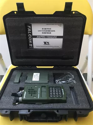 New TCA PRC-152（UV) GPS VER FM Radio Multiband Aluminum Military Walkie Talkie • $342