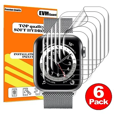 £3.75 • Buy Screen Protector For Apple Watch Series 1 2 3 4 5 6 7 8 SE 2022 Ultra Clear Film