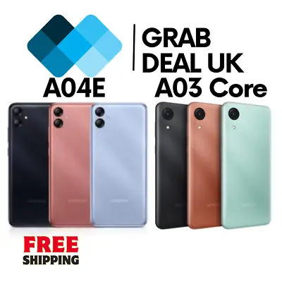 BRAND NEW Sealed SAMSUNG GALAXY A03 CORE A04E 32GB DUAL SIM UNLOCKED All Colours • £79.99