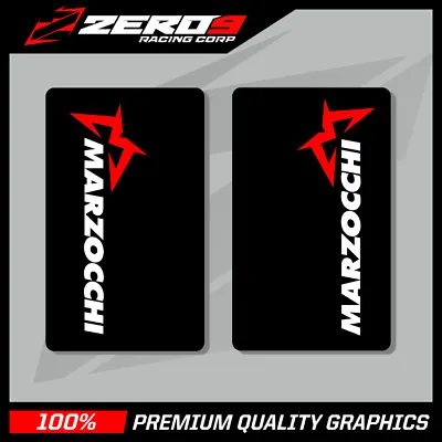 Marzocchi Upper Fork Decals Motocross Graphics Mx Graphics Enduro Black • $14.80