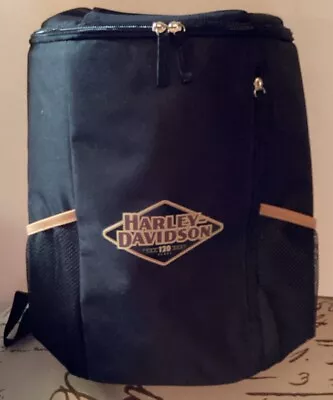 Harley Davidson 120th Anniversary Travel Backpack Cooler Insulated Nylon • $14.80