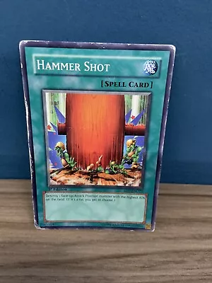 Hammer Shot (SD7-EN022) Yugioh 1st Edition Common Card Lightly Played • £0.99