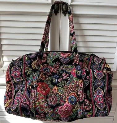 Vera Bradley Retired Symphony In Hue Large Duffle Bag EUC! • $44