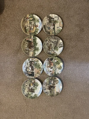 £45 • Buy LIFE ON THE FARM Is A Collection Of 8 WEDGWOOD Plates.