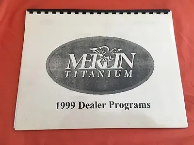 Vintage Merlin Bicycle Dealer Program 1999 • $20
