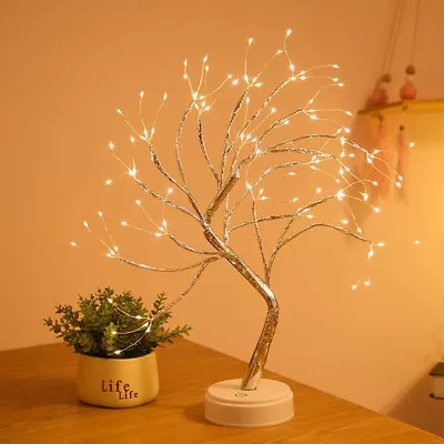 $23.99 • Buy Battery Powered USB LED Fairy Tree Light Copper Wire Home Party Decoration Lamp