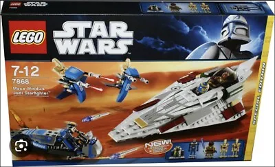 Lego Star Wars Exclusive Mace Windu’s Jedi Starfighter 7868 • $114.99