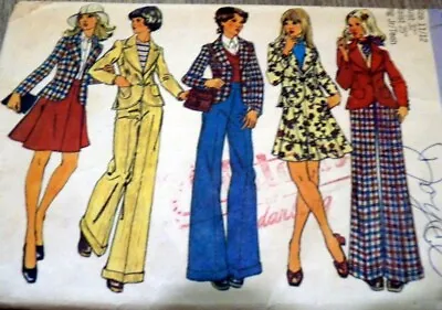 *LOVELY VTG 1970s JACKET SKIRT PANTS Sewing Pattern BUST 32 • $6.99