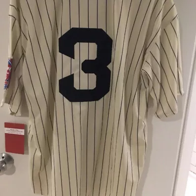 Babe Ruth NY Yankees Throwback Jersey Mens Medium 21” Pit-to-pit. • $225