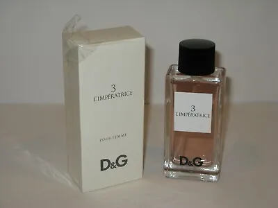 D&G 3 L'Imperatrice Pour Femme Eau De Toilette Spray. 100 Ml / 3.3 Fl. Oz.   • $70.25