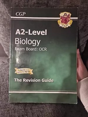 A2-Level Biology OCR Complete Revision & Practice By CGP Books (Paperback 2009) • £2.56