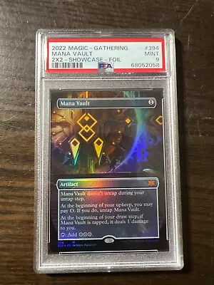 MTG Double Masters '22 - PSA 9 - Mana Vault Borderless FOIL Graded • $140