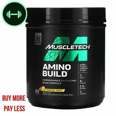 Muscletech Amino Build Tropical Twist 21.64 Oz (614 G) • $39.99