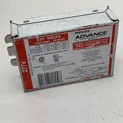 Advance VEZ-1Q18-M2-BS Dimmable Fluorescent 277V Ballast ~~ 277-VOLTS ONLY!! ~~ • $39.99