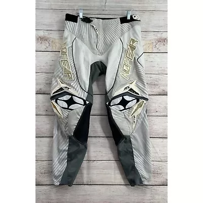 No Fear ATS Motocross Pants Men's Size 34 White/Gray/Black • $33.49