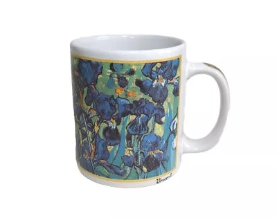 Vincent Van Gogh Blue Irises Tea Coffee Cup Mug CAFE ARTS Henriksen Imports • $19.79