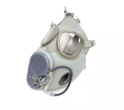 Military Czech Gas Full Face Mask ONLY M10M NBC W/Hydration Drinking Straw Setup • $39.99