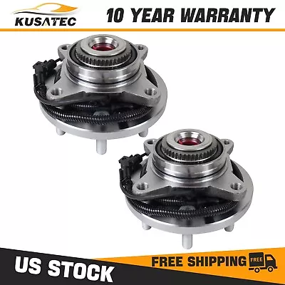 Pair 4WD Front Wheel Bearing Hub Assembly For 2015-2017 Ford F-150 6 Lugs W/ABS • $156.99