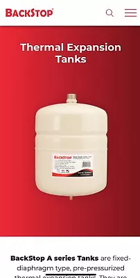 Backstop 2.1 Gal Water Heater Safety Tank 12-A101-6 3/4  MIP • $36