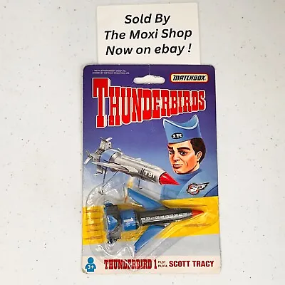 New Matchbox Thunderbirds: Blue Thunderbird 1 Pilot Scott Tracy 1992 Vintage 1/2 • $19