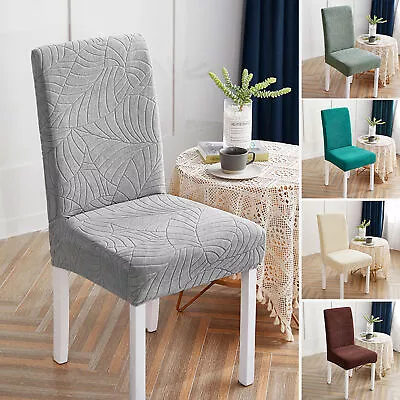 Waterproof Dining Chair Covers Seat Slipcover Spandex Furniture Cover Removable • $12.59
