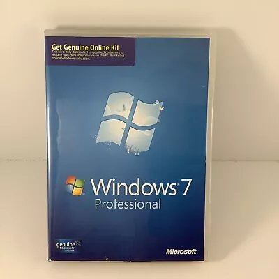 Microsoft Windows 7 Professional 32-bit Software Install DVD Disc • $15