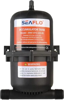 Seaflo Marine RV Water Accumulator Tank Boat Water Pump Pressure 0.75L • $43