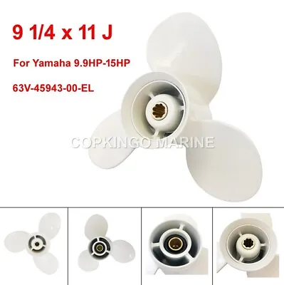 Boat Propeller For Yamaha Outboard Motor 9.9HP 15HP T9 F15 F20 8 Tooth 9 1/4x11 • $76.89