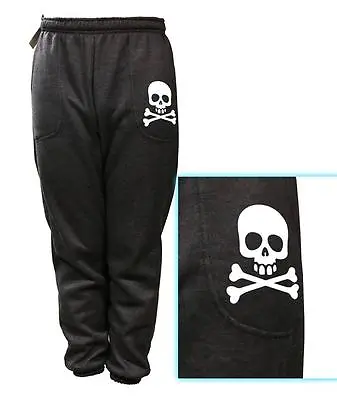 New Mens Printed Skull Mma Funny Fleece Jogger Drawstring Sweat Pants S~5xl • $24.99