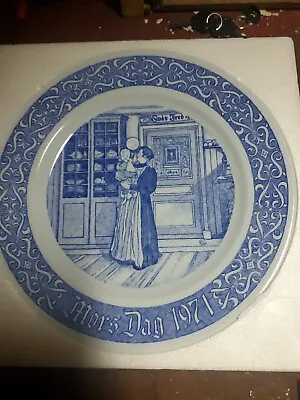 Rorstrand Mothers Day 1971 1st Edition Mors Dag Porcelain Collectors Plate • $9.99