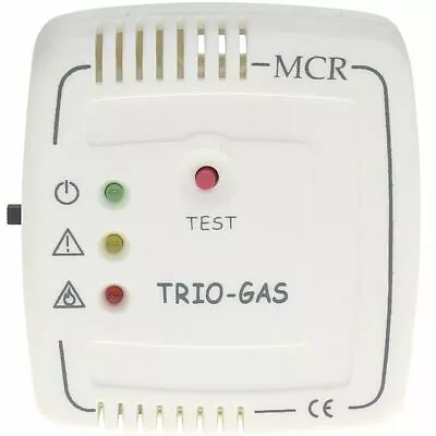 TRIO GAS ALARM IVORY Lpg Carbon Monoxide Ether Caravan Motorhome Camper Co 12v  • £85.99