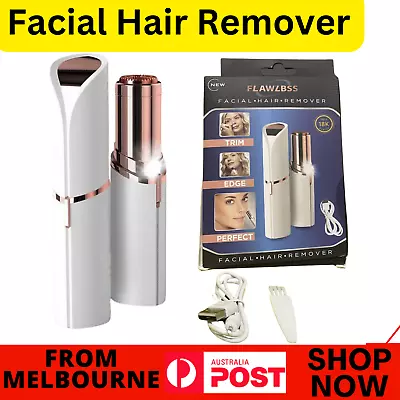 Women Flawless Finishing Touch Painless Face Facial Hair Remover Facial Clean AU • $20.77