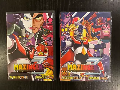 Mazinger Z Tv Series Volume 1 And 2 On Region 1 Dvd Episodes 1-92 1 Open & 1 New • $72.43