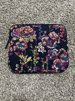 Vera Bradley Tablet E-Reader Zip Sleeve. Midnight Flowers Pattern. 10.5 X8.5 . • $10