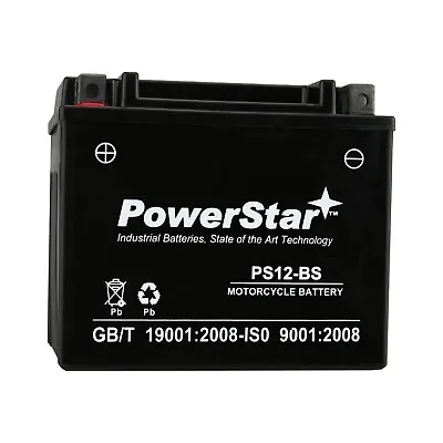 PowerStar YTX12-BS  Battery For Kawasaki VN800B Vulcan 800 Classic 2004-2005 • $43.92