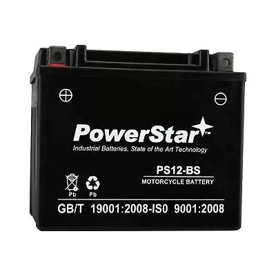 PowerStar YTX12-BS  Battery For Kawasaki VN9000 Vulcan 900 Classic LT 2006-2019 • $43.92