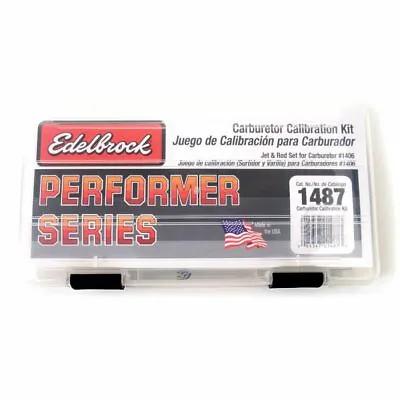 $76.75 • Buy Edelbrock Performer Carburetor Calibration Kit For 1406 Carburetors / 1487