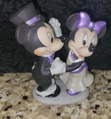 Rare Walt Disney Mickey & Minnie Dancing 6 X 5  Figurine Wedding Topper • $50